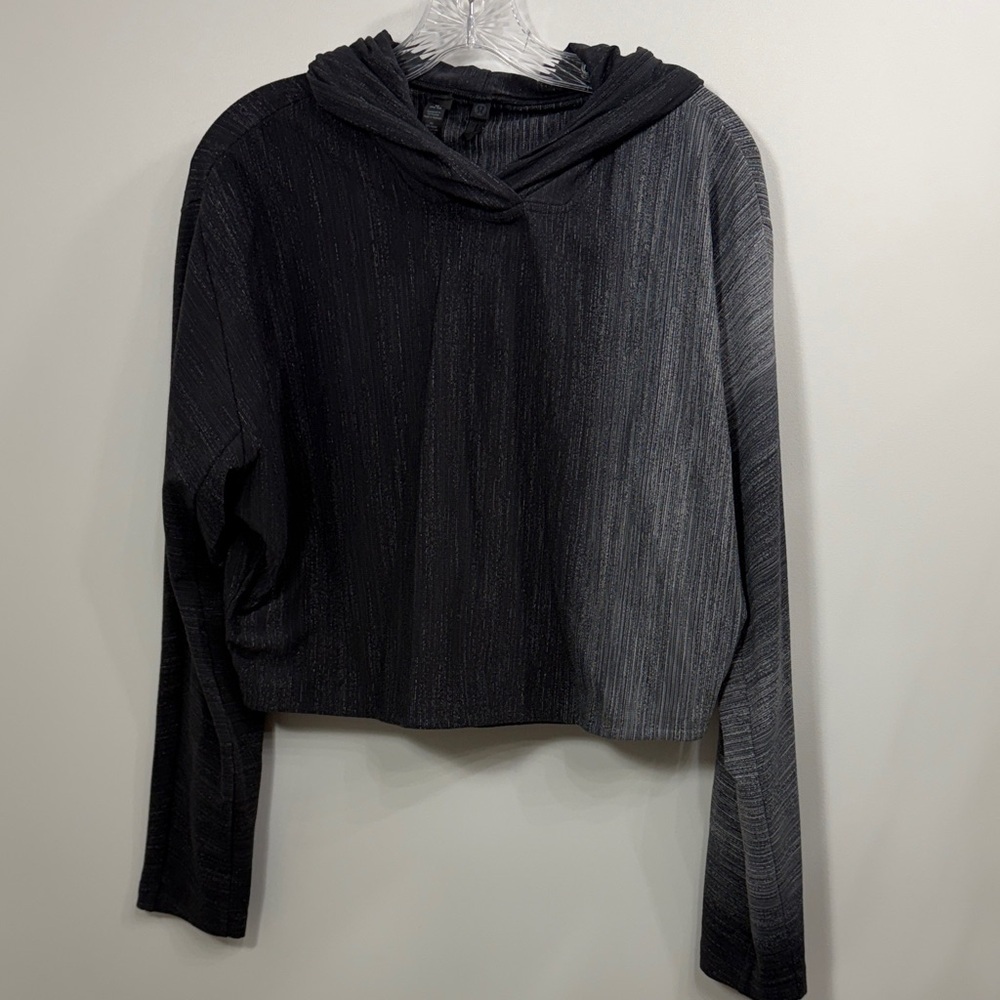 Lululemon Women’s Lab Varsa hoodie Aurora Glow Jacquard black obsidian Med.